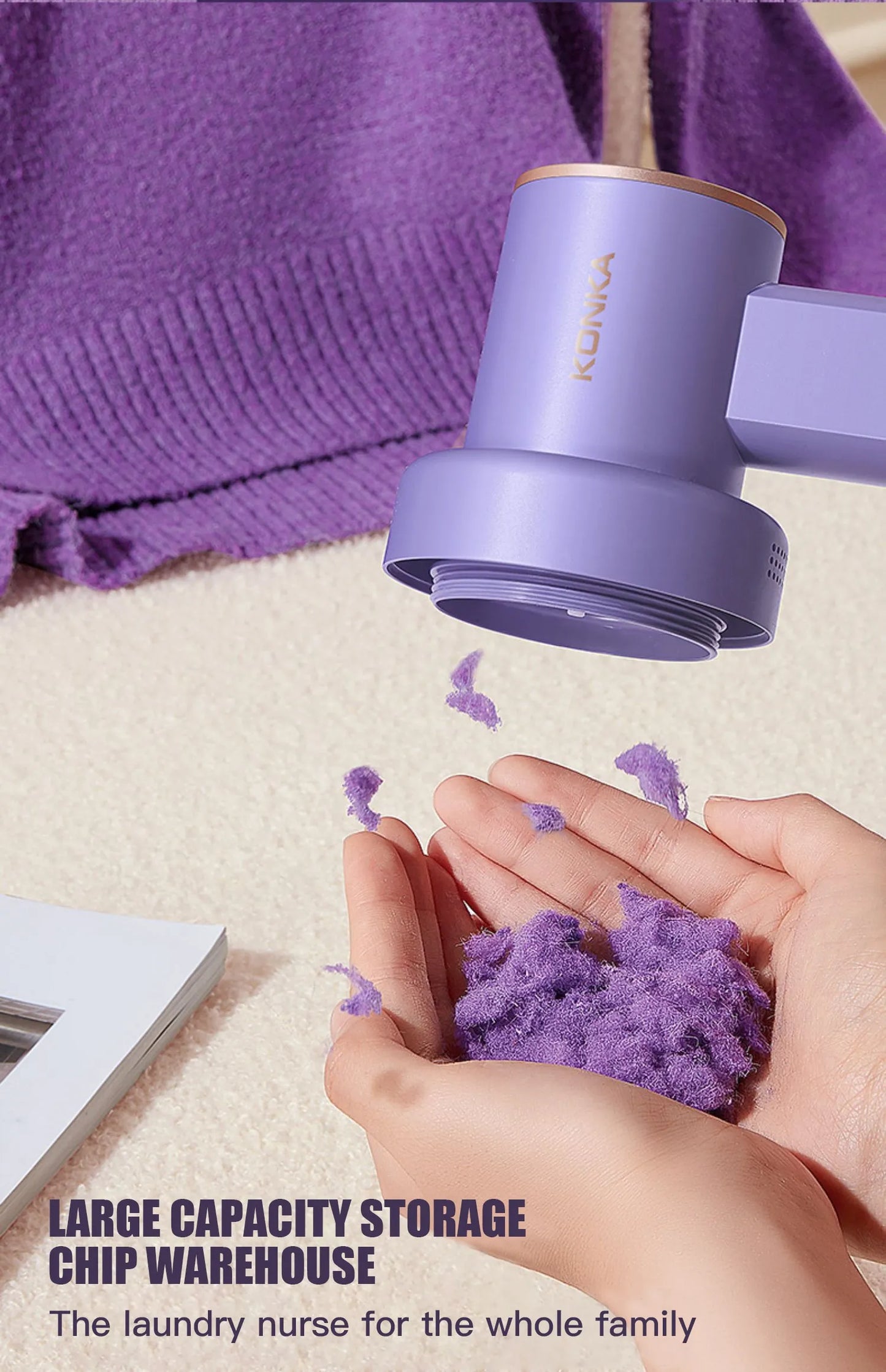 Rasoir électrique Anti-peluches